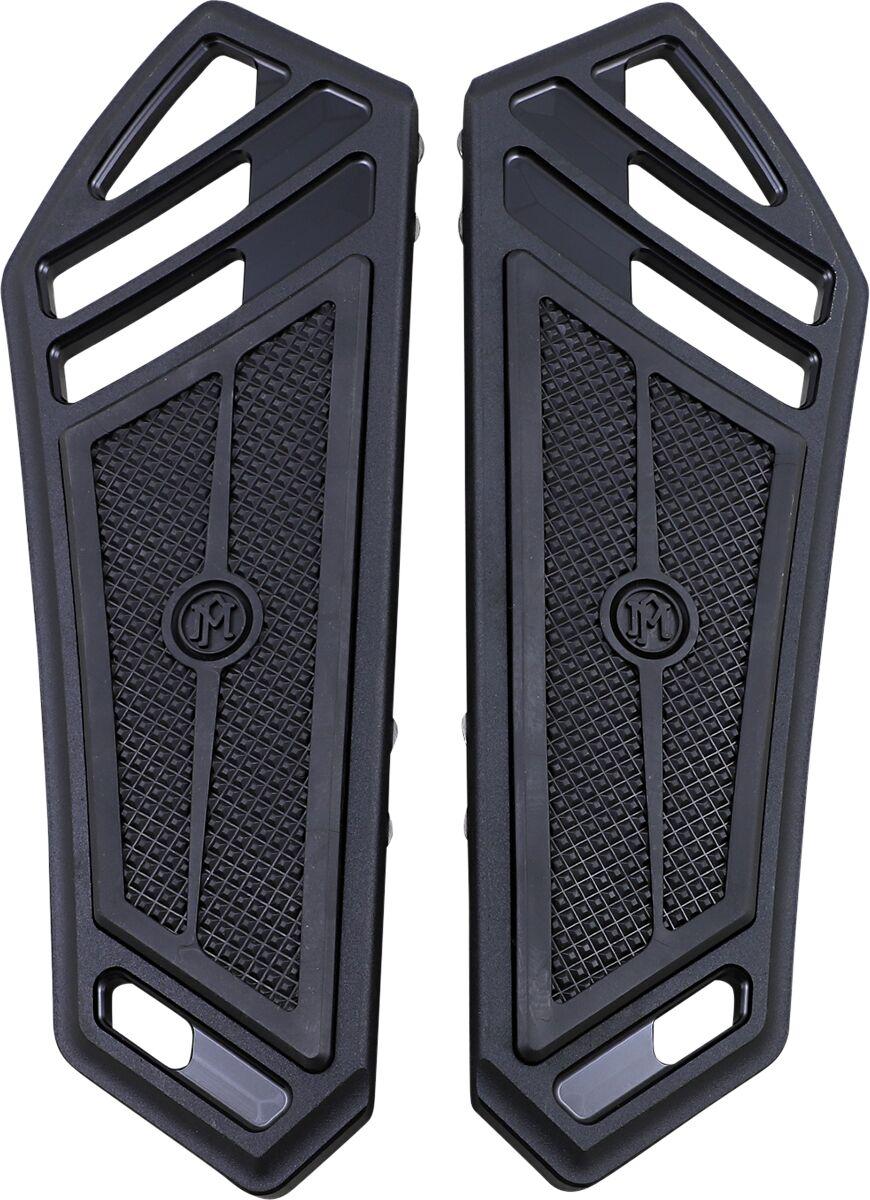Performance Machine Superlight Floorboards For Harley Davidson FLH 1984-1985 (US Models) Front - Black