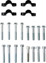 Moose Racing Risers For Kawasaki KLR650 1987-2018 - Black/Silver