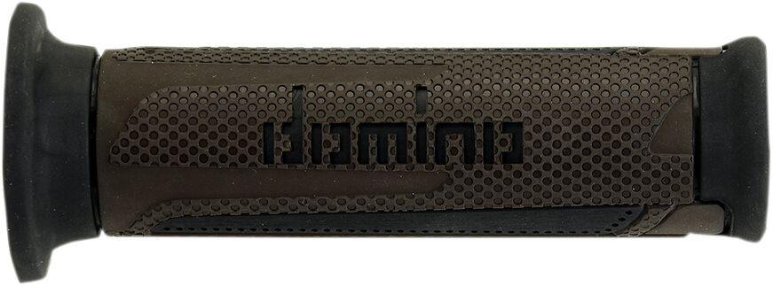 Domino Turismo Sport Touring Grips - Black/Brown