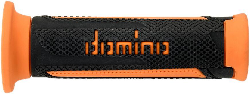 Domino Turismo Sport Touring Grips - Black/Orange