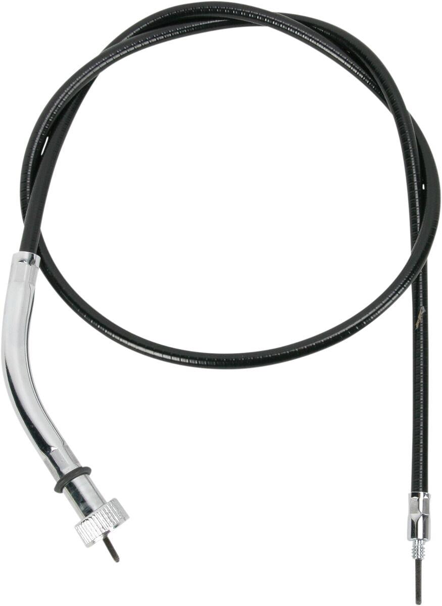 Drag Specialties Front-Wheel Drive Speedometer Cable For Harley Davidson FLHTC1340 1996-1998 - Black
