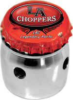 LA Choppers Bottle Cap Choke Cable Knob For Harley Davidson FLD 1690 2012-2013 - Chrome