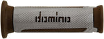 Domino Turismo Sport Touring Grips - Silver/Brown