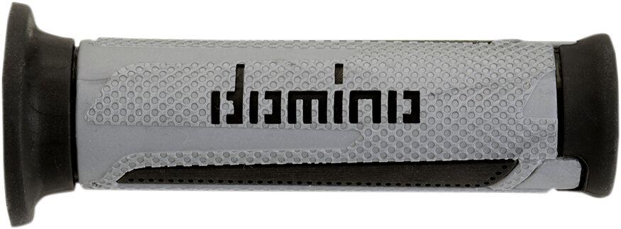 Domino Turismo Sport Touring Grips - Silver/Black