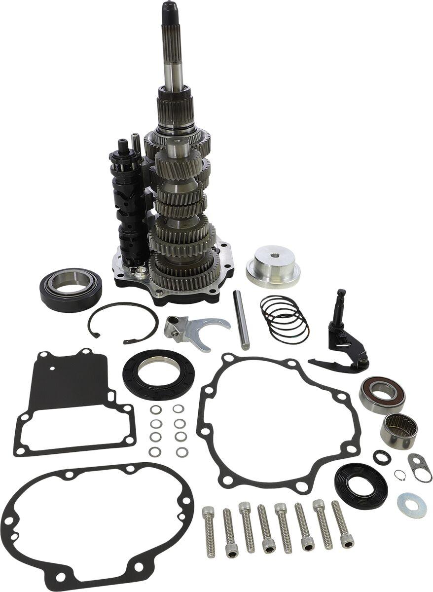 Baker Drivetrain 7-Speed Transmission Gear Set For Harley Davidson FLD 1690 2012-2013 - Black