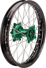 Moose Racing SX-1 Wheel For Kawasaki KX125 2003-2008 18x2.15 Rear - Black Green