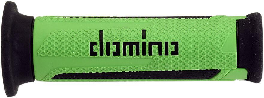 Domino Turismo Sport Touring Grips - Green/Black