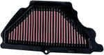 K&N High Flow Air Filter For Kawasaki ZX-6 R 600 2007-2008 - Black Red