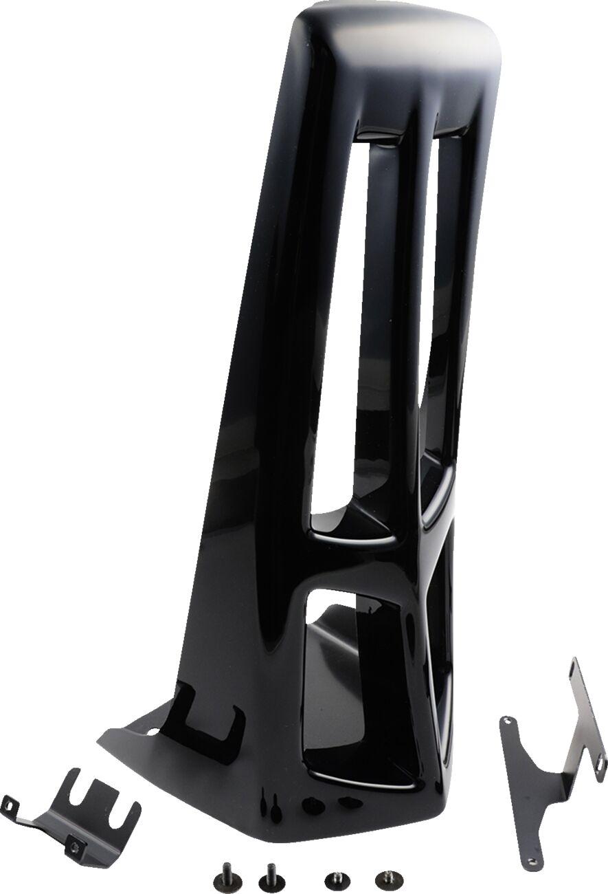 Cult Werk Spoiler Custom For Harley Davidson FXSB 1690 2013 Front - Black