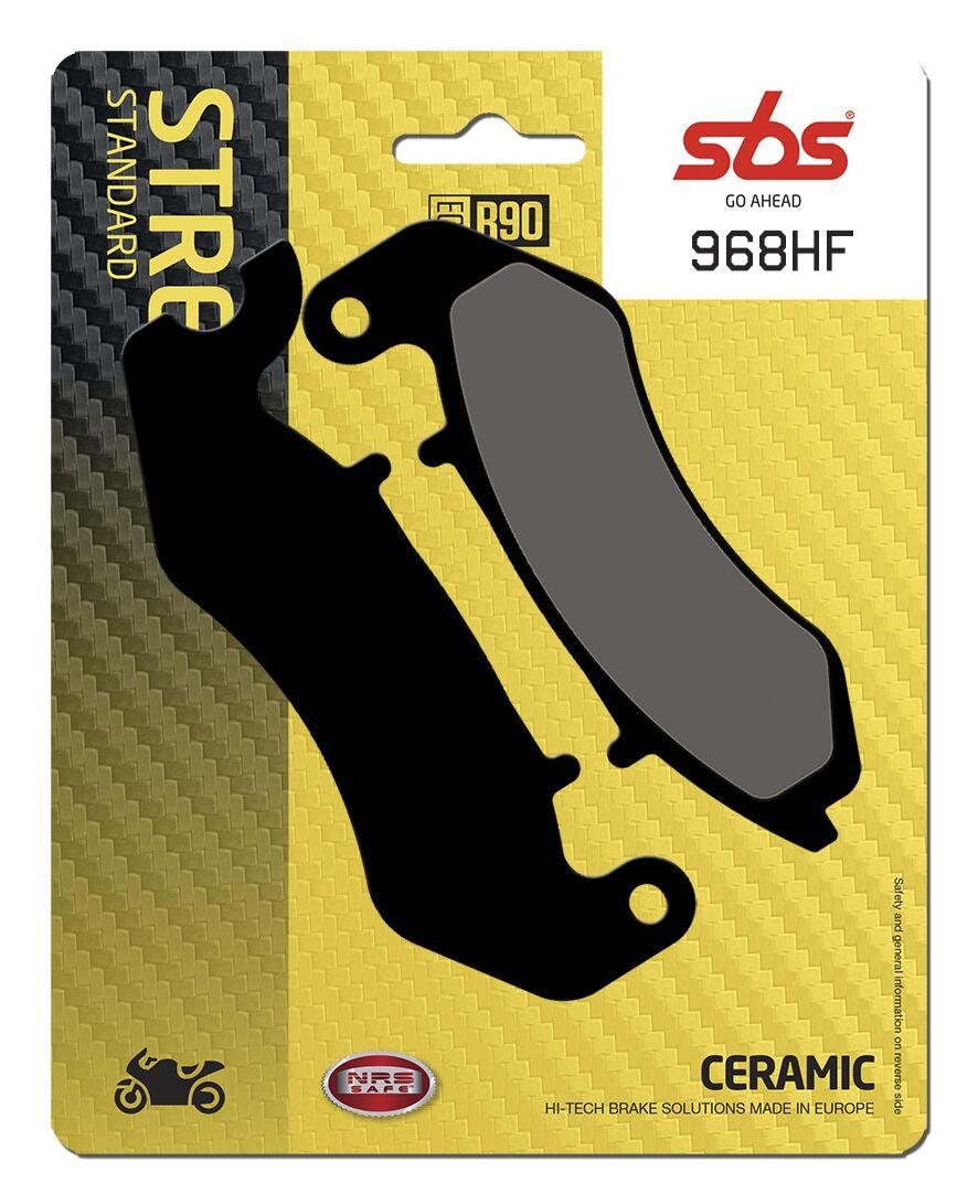 SBS HF Street Ceramic Organic Front Brake Pads For Benelli BN125 CBS 2018-2019