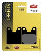SBS HF Street Ceramic Organic Rear Brake Pads For Yamaha YZF-R1 1000 1998-2001
