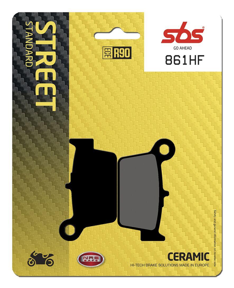 SBS HF Street Ceramic Organic Rear Brake Pads For Beta ALP 125 2006-2009