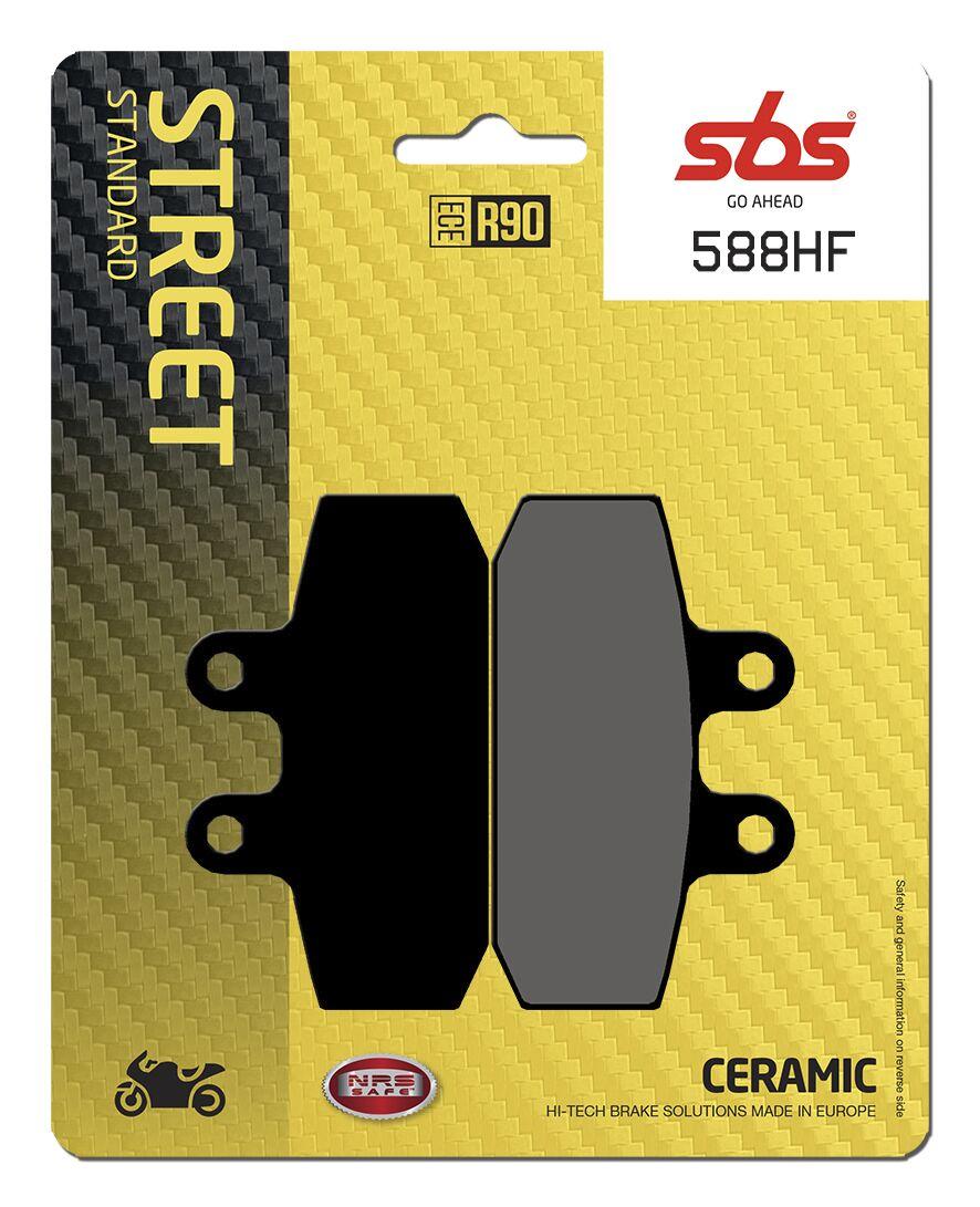 SBS HF Street Ceramic Organic Front Brake Pads For Honda CA 125 1997-2000