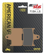 SBS HLS Street Excel Sintered Rear Brake Pads For Harley Davidson XL 1200 C 2014-2019