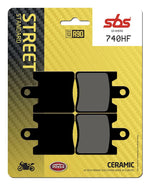 SBS HF Street Ceramic Organic Front Brake Pads For Yamaha FJR 1300 2006-2020