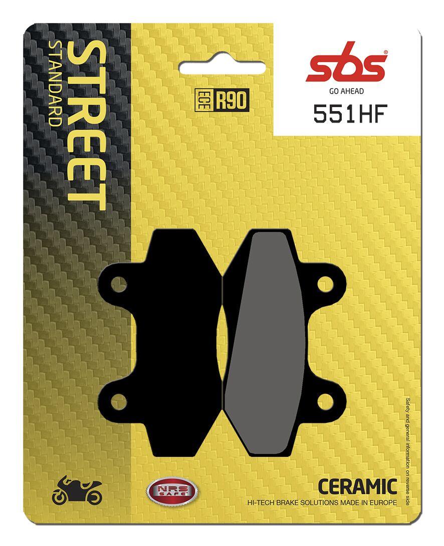 SBS HF Street Ceramic Organic Front Brake Pads For Honda CMX 250 C 1996-1999