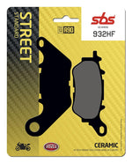 SBS HF Street Ceramic Organic Rear Brake Pads For Yamaha MT-03 2016-2024