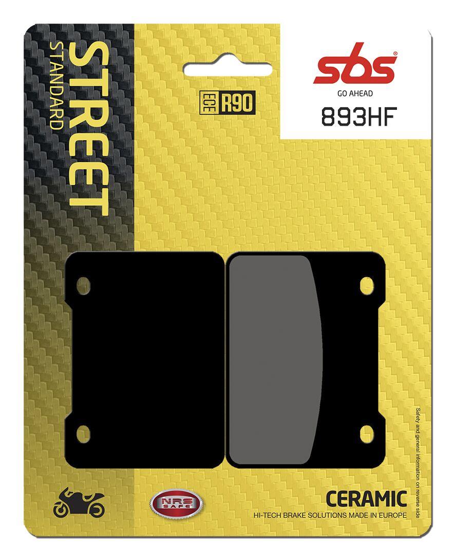 SBS HF Street Ceramic Organic Front Brake Pads For Sym SB 250 NI 2014-2015
