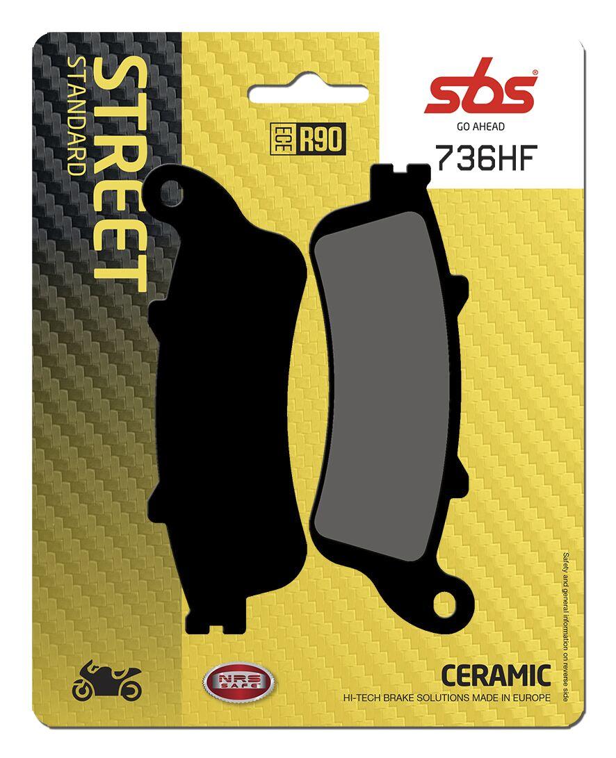 SBS HF Street Ceramic Organic Rear Brake Pads For Honda CB 1100SF 2000-2003
