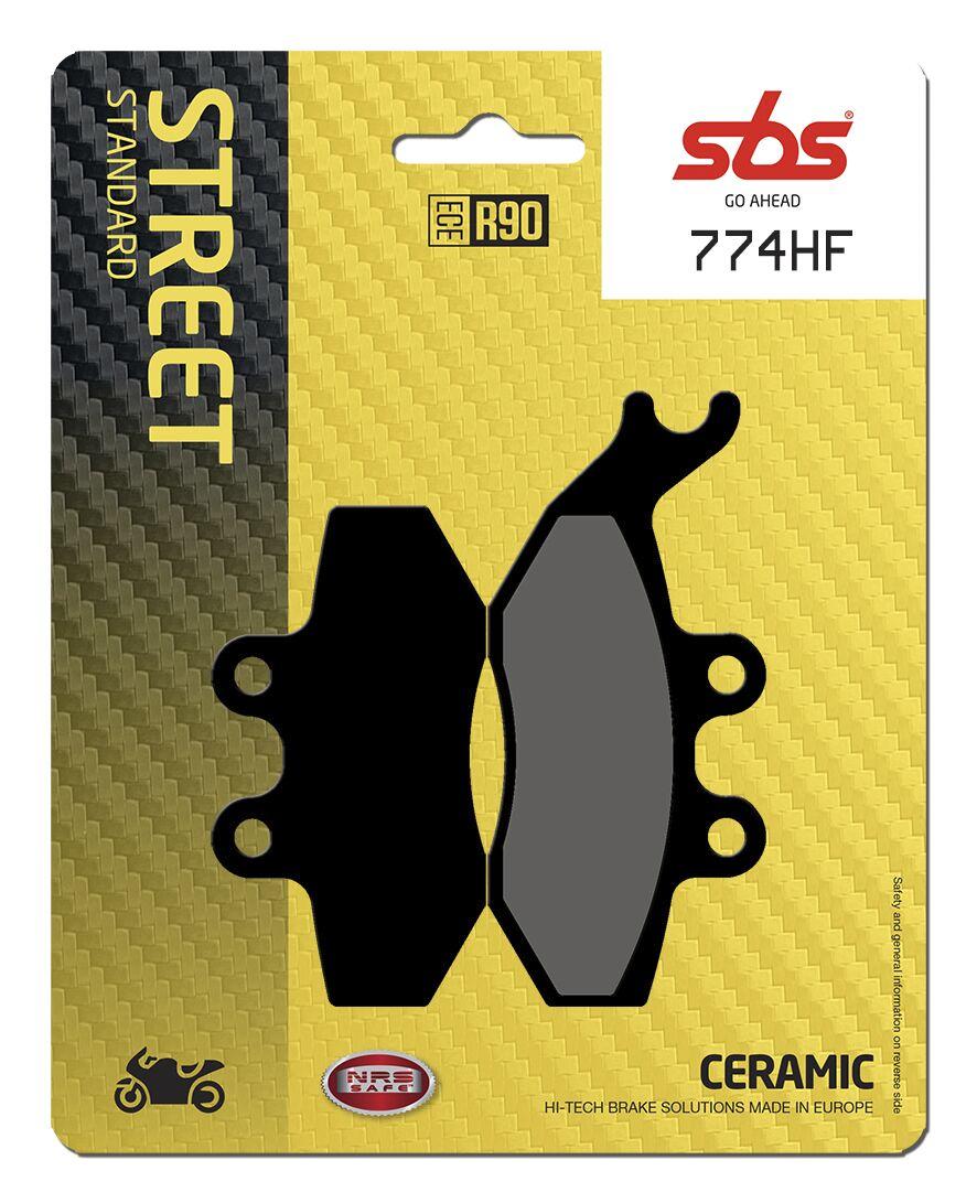 SBS HF Street Ceramic Organic Front Brake Pads For Beta ALP 125 2006-2009