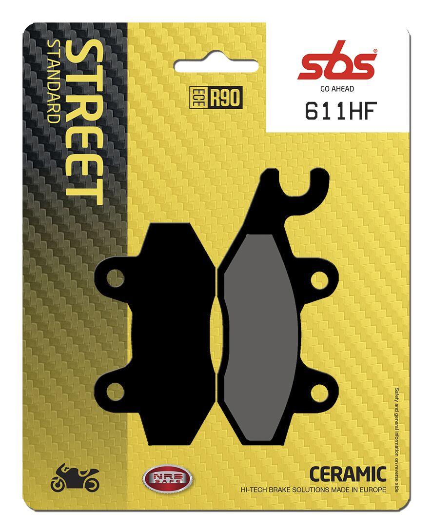 SBS HF Street Ceramic Organic Rear Brake Pads For Triumph America 800 2002-2006