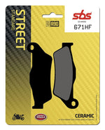SBS HF Street Ceramic Organic Front Brake Pads For Sherco 4.5 450I 2005-2008