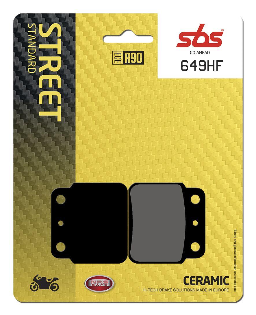SBS HF Street Ceramic Organic Rear Brake Pads For Arctic Cat Textron 400 2X4 2007-2008