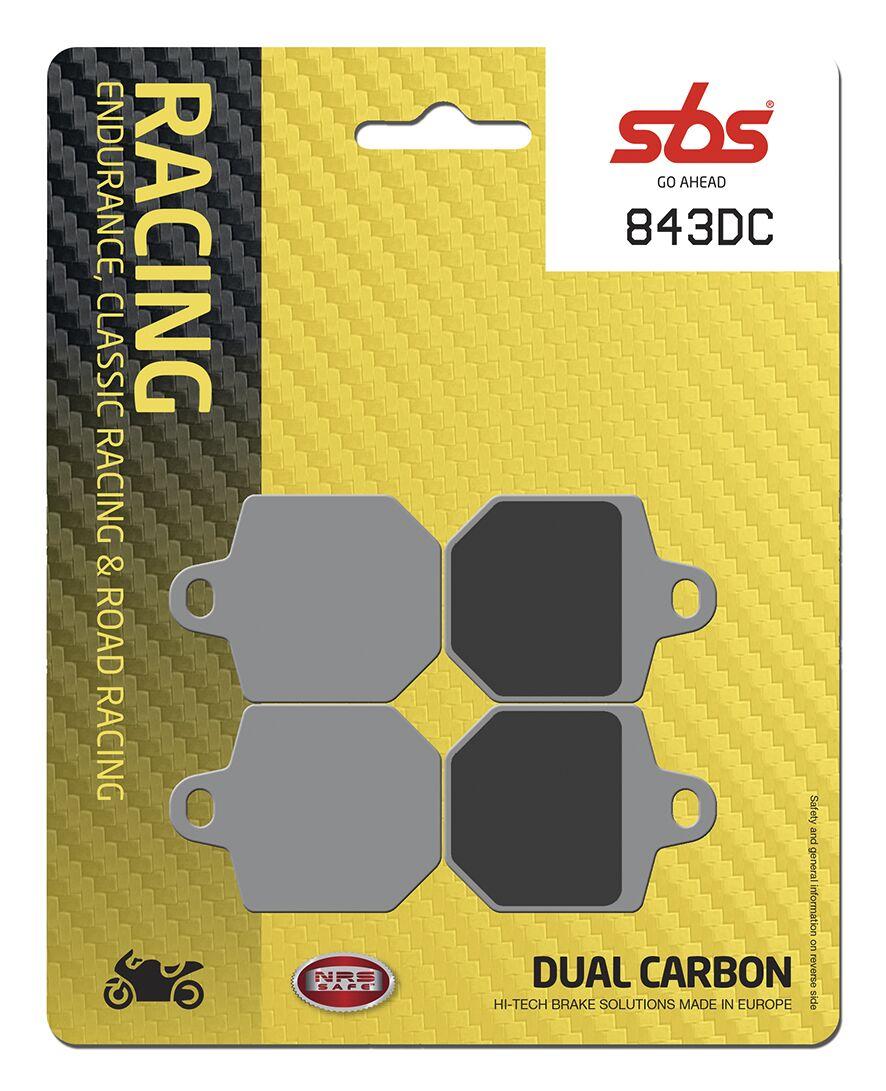 SBS DC Dual Carbon Front Brake Pads For HM Moto CRM-F 450 X 2007-2012