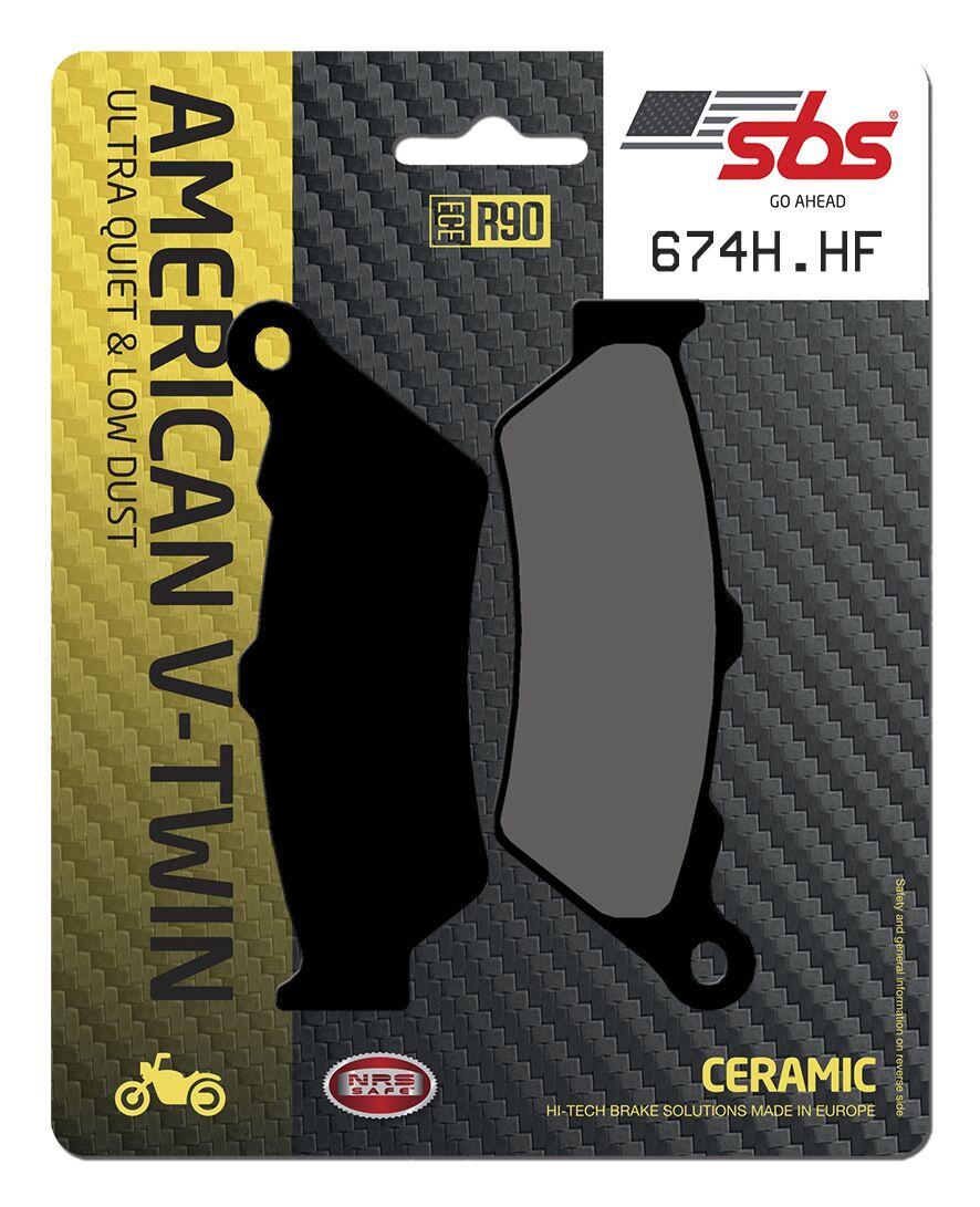 SBS HHF Street Ceramic Organic Rear Brake Pads For Victory Kingpin 92 2004-2005