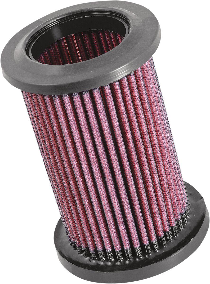 K&N High Flow Air Filter For Ducati GT 1000 2006-2010 - Black Red