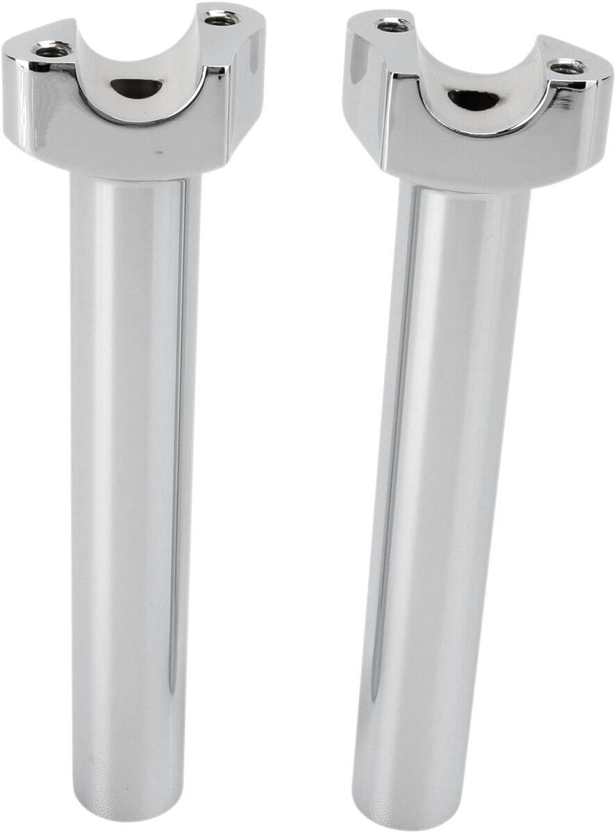 Drag Specialties Forged Aluminium Handlebar Riser 20.5 cm Rise - Chrome