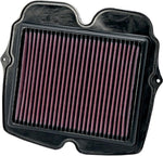 K&N High Flow Air Filter For Honda VFR 1200 F 2010-2016 - Black Red