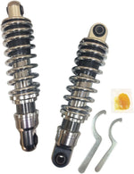 Drag Specialties Premium 10.5" Shocks For Harley Davidson FXD 1340 1995-1998 Rear 267.00 mm (10.50") - Black Chrome