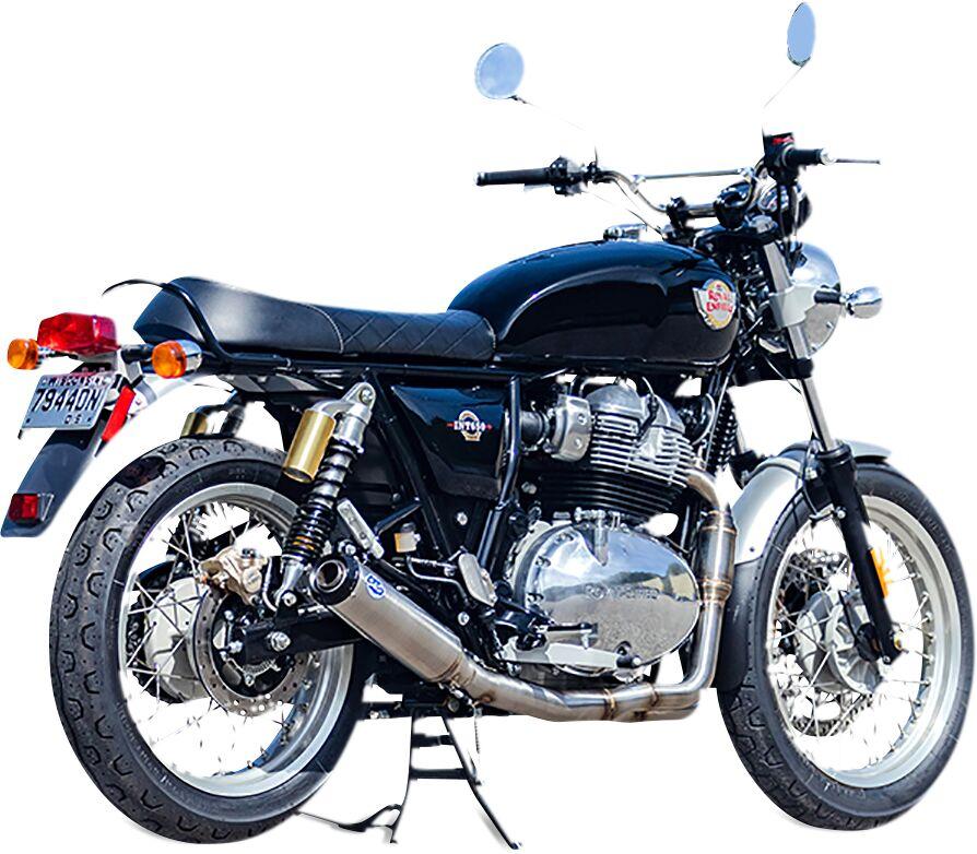 S&S Cycle Qualifier 2:1 Race Only Exhaust System For Royal Enfield Continental GT 650 EFI 2019-2022