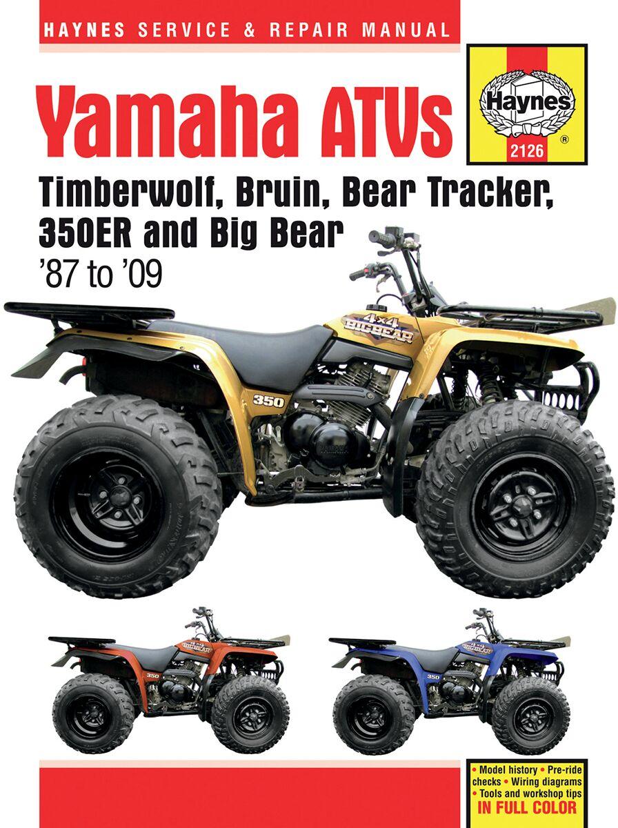 Haynes Service & Repair Manual For Yamaha YFB 250 2X4 1992-1995