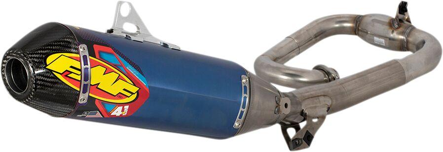 FMF Factory 4.1 RCT Titanium Exhaust System For Yamaha YZF450 2020-2022 - Blue