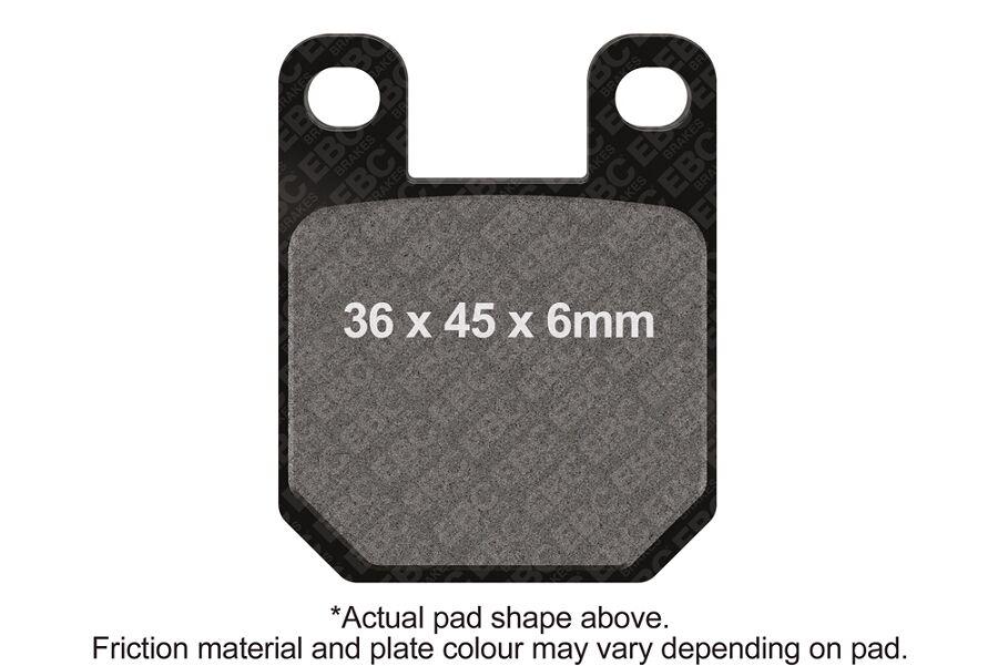 EBC TT Sport Carbon Fusion Brake Pads For Sherco 1.25 125 2000-2005 Fits Front Or Rear