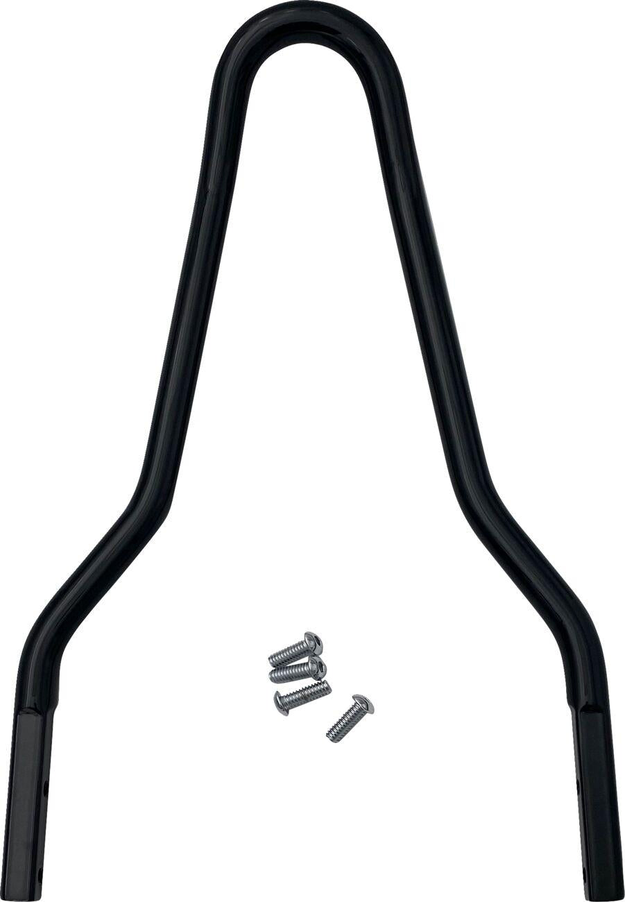 Drag Specialties Round Sissy Bar For Harley Davidson FLDE 1750 2018-2020 257 mm - Black