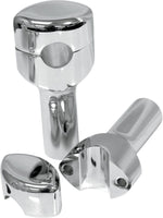 LA Choppers Handlebar Risers for 1" Handlebars For Suzuki C 50 2005-2025 10 cm (4") - Chrome
