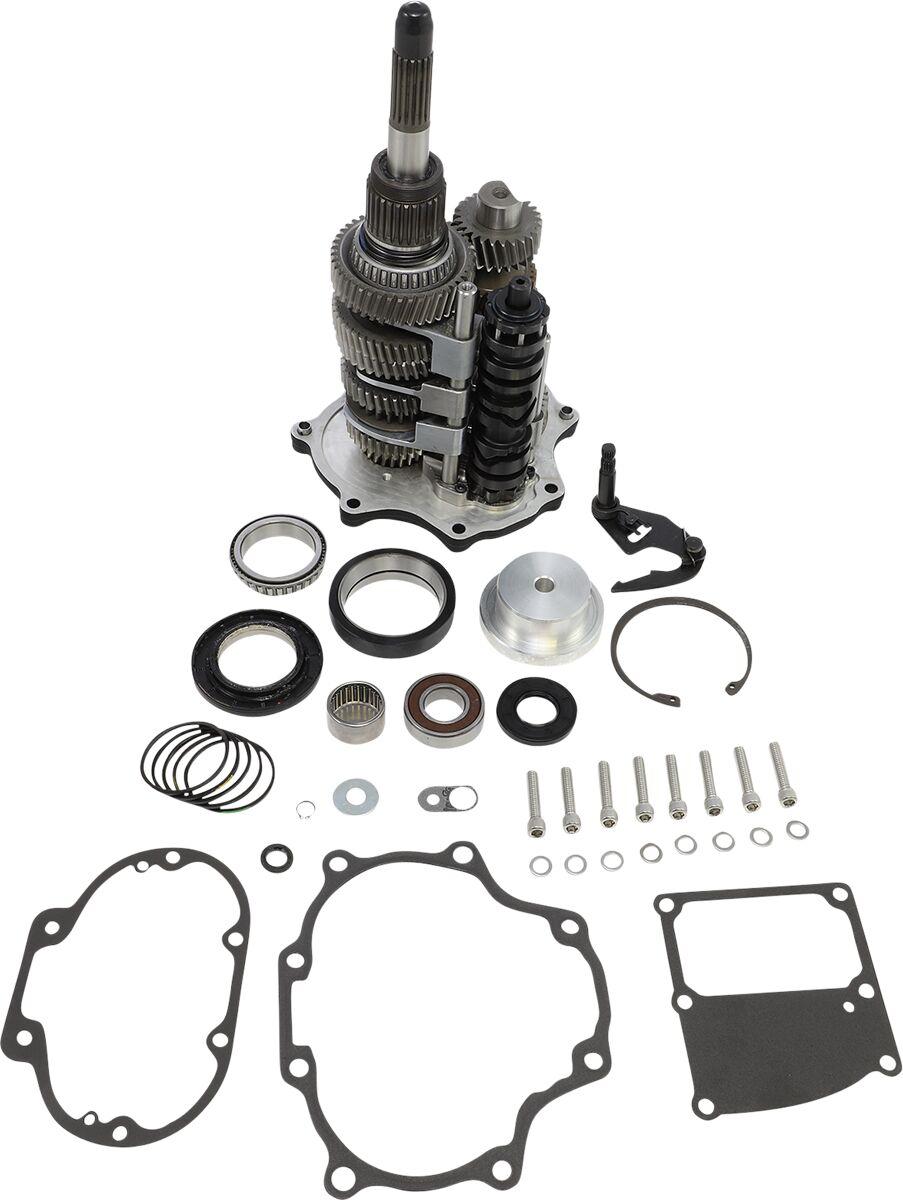 Baker Drivetrain 7-Speed Transmission Gear Set For Harley Davidson FLDE 1750 ABS 2018-2020 - Polished