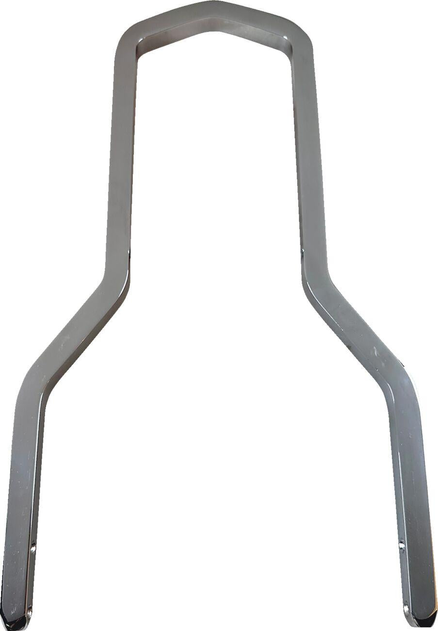 Drag Specialties Square Sissy Bar For Harley Davidson FLDE 1750 2018-2020 25.8 cm - Chrome