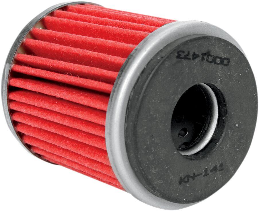K&N Performance Oil Filter For HM Moto City 125 2012-2013 - Red Silver
