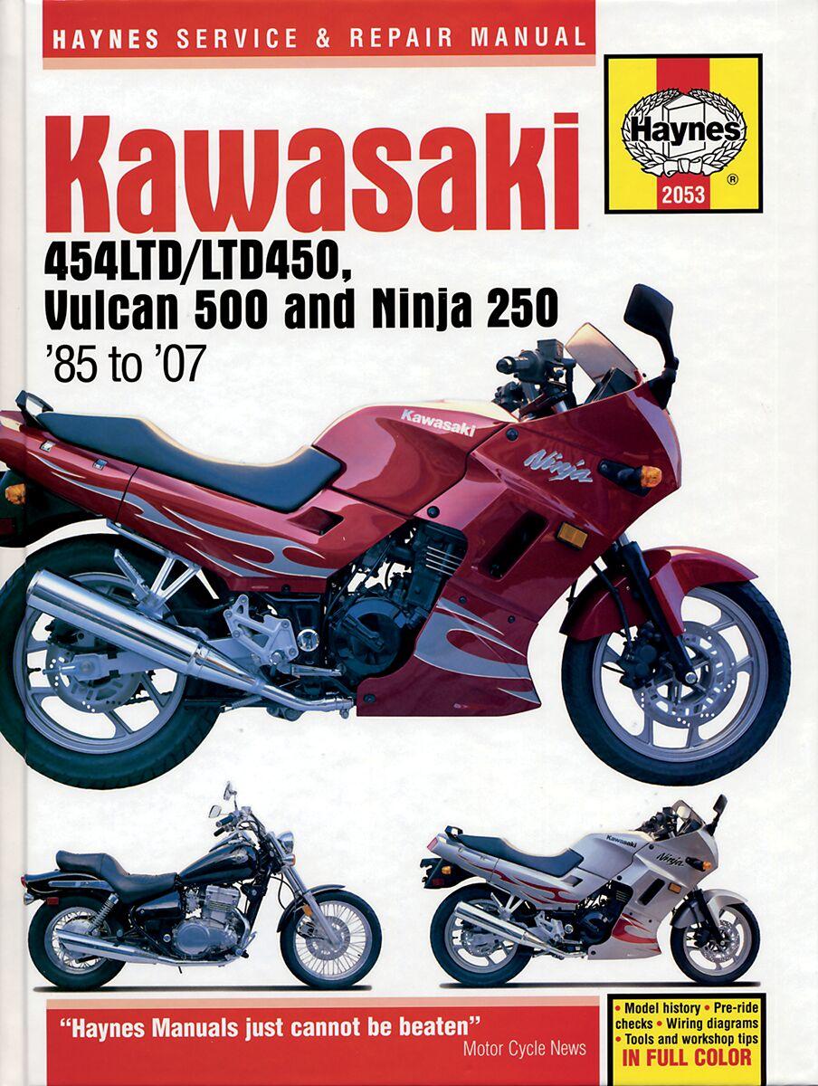 Haynes Repair Manual For Kawasaki EN450 1985-1990