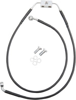 Drag Specialties Extended Length  Vinyl Brake Hose Kit For Harley Davidson FXDB 1584 2012-2013 Front - Black