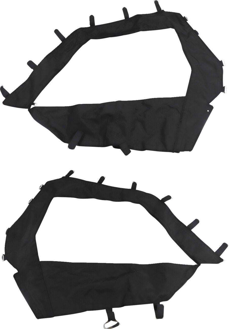 Moose Racing Side Enclosure For Polaris RZRS 1000 4X4 2016-2018 & 2020 - Black