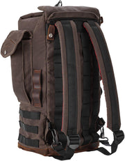 Burly Voyager Sissy Bar Backpack - Brown
