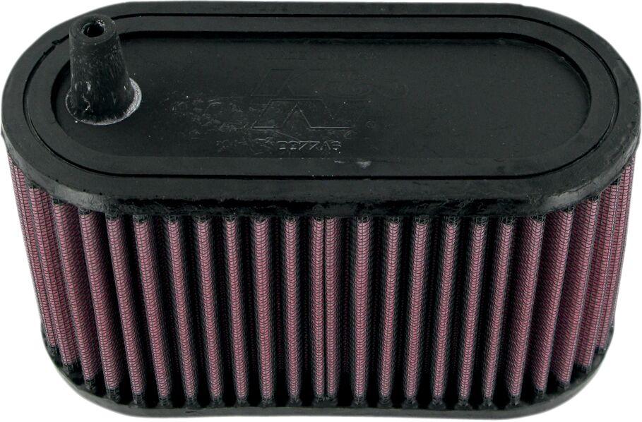 K&N High Flow Air Filter For Yamaha VMX-12 1200 1987-2002 - Black Red