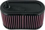 K&N High Flow Air Filter For Yamaha VMX-12 1200 1987-2002 - Black Red