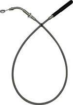 Fat Baggers Inc. EZ Install Clutch Cable For Harley Davidson FLH 1868 2021 +15.2 cm (6") - Black Silver