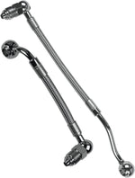 Goodridge Fuel-Injection Line For Harley Davidson FLHRCI 1340 EFI 1998 159 mm (6-1/4") - Chrome/Clear-Stainless Steel